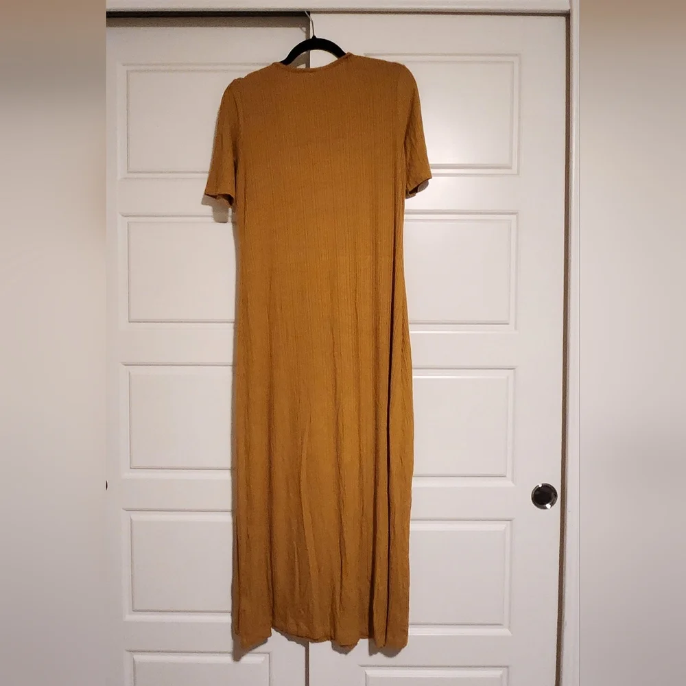anthropologie mustard maxi Dress - Picture 2 of 4